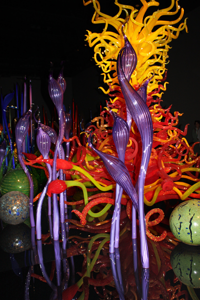 glass sculptures in teh Mille Fiori